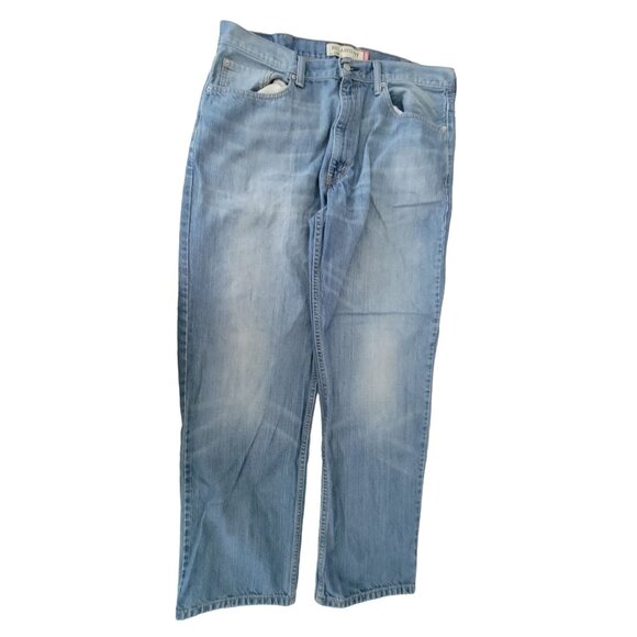 Levis 550 Relaxed Fit Jeans Mens Size 38 X 32 Straight Light Wash Denim Pants - Picture 2 of 6